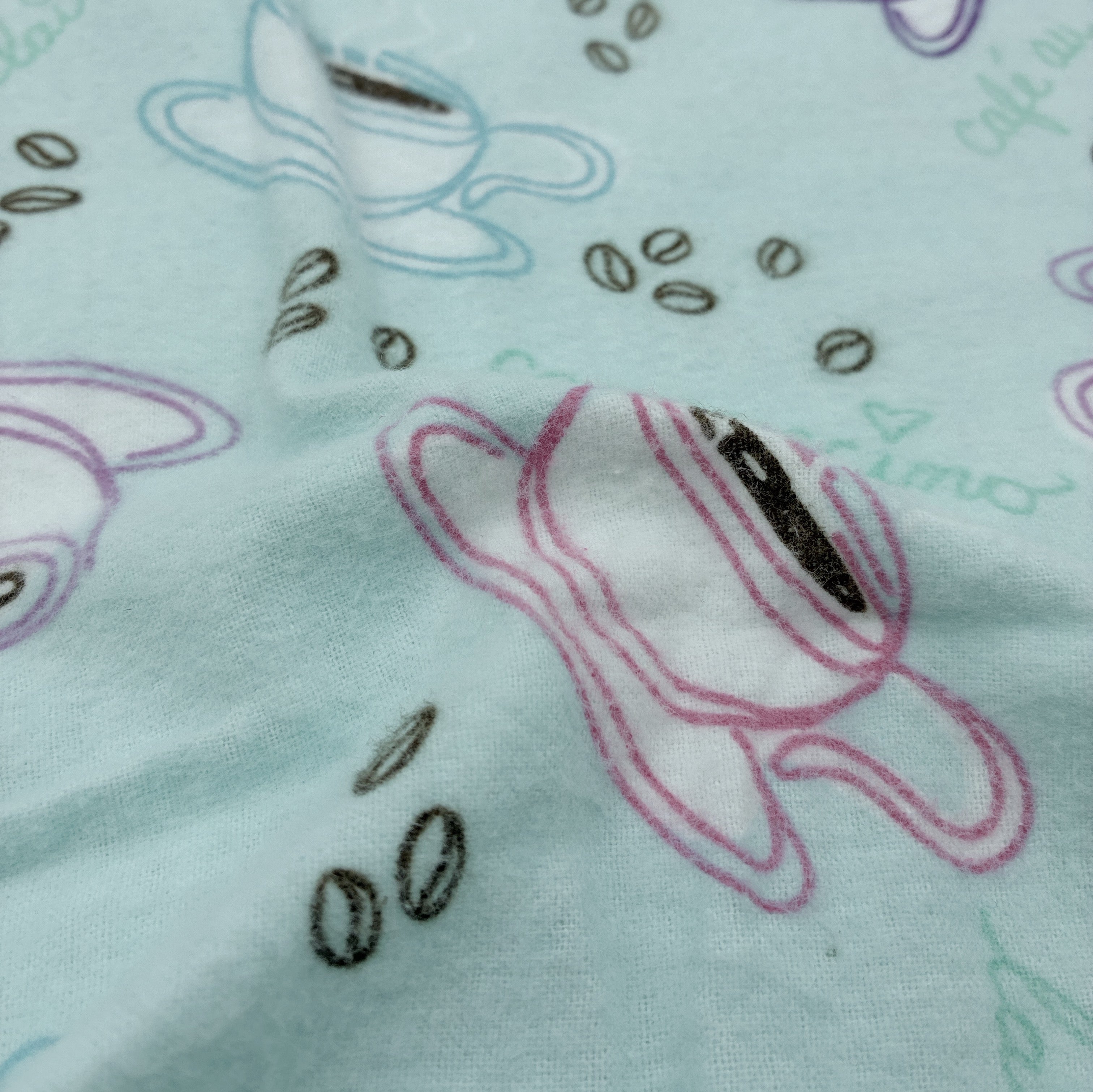 Cotton Flannelette - Le Café (WFL0404)