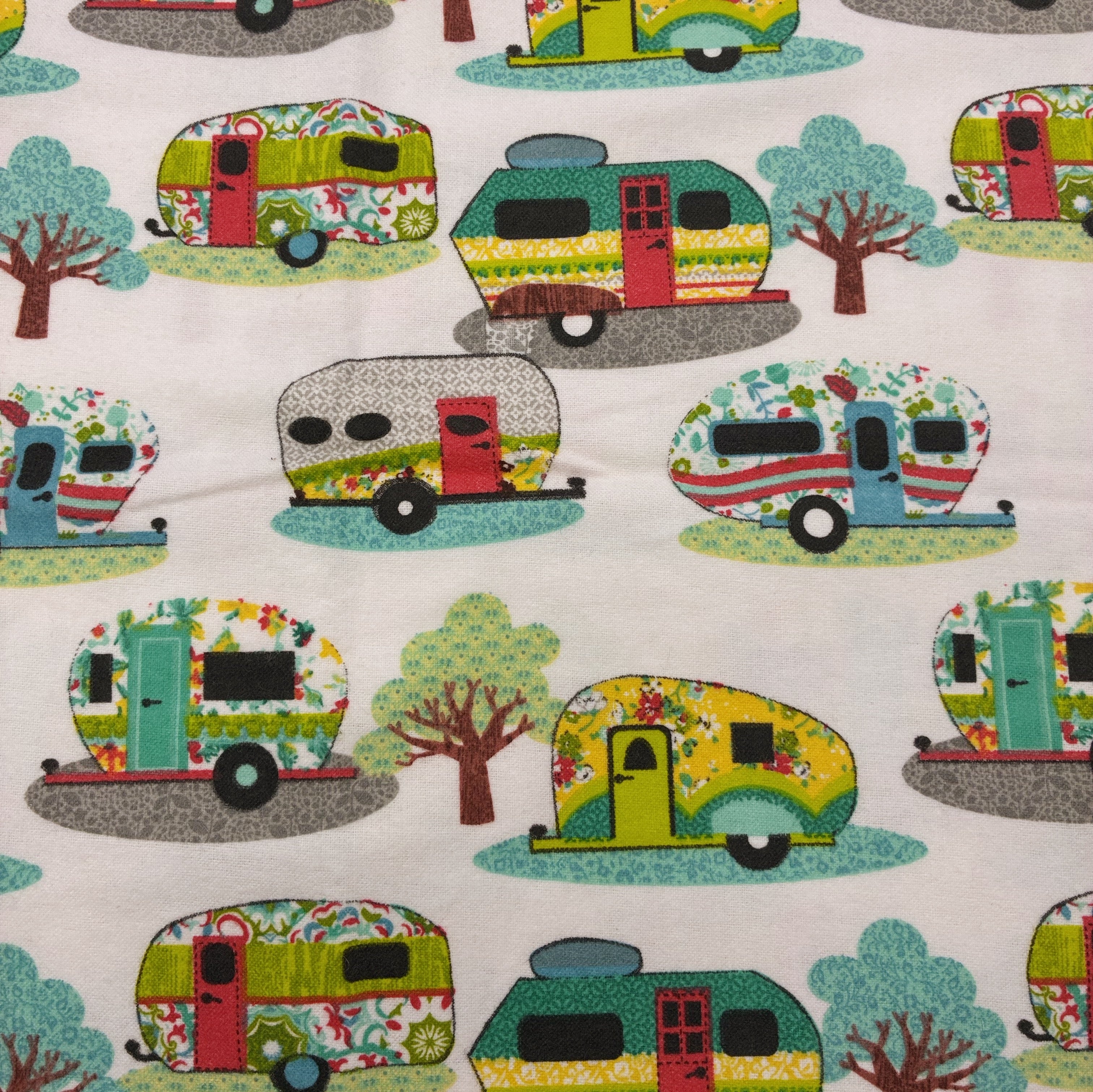 Cotton Flannelette - Going Camping (WFL0414)