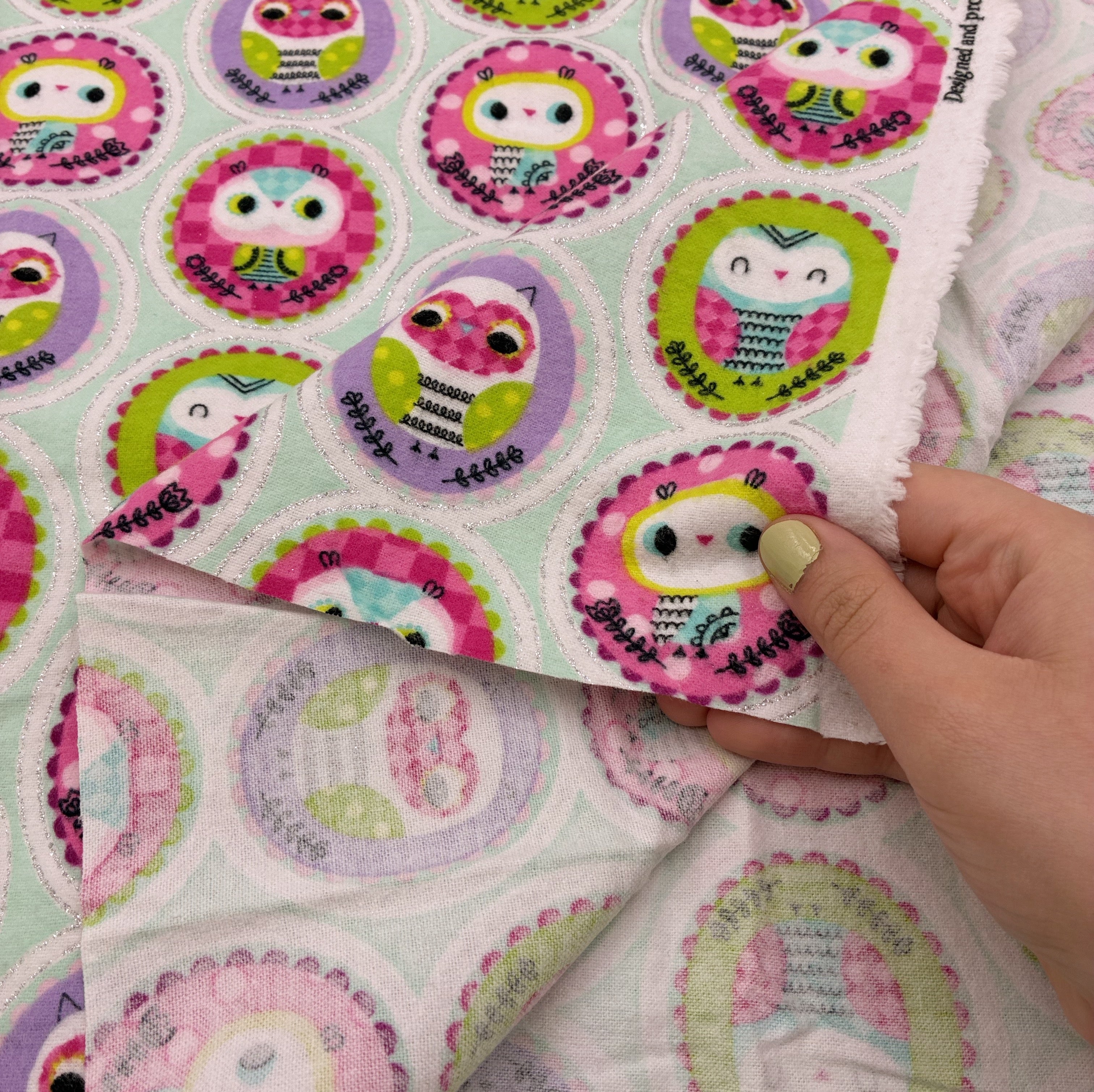 Cotton Flannelette - What a Hoot! (WFL0417,0422)