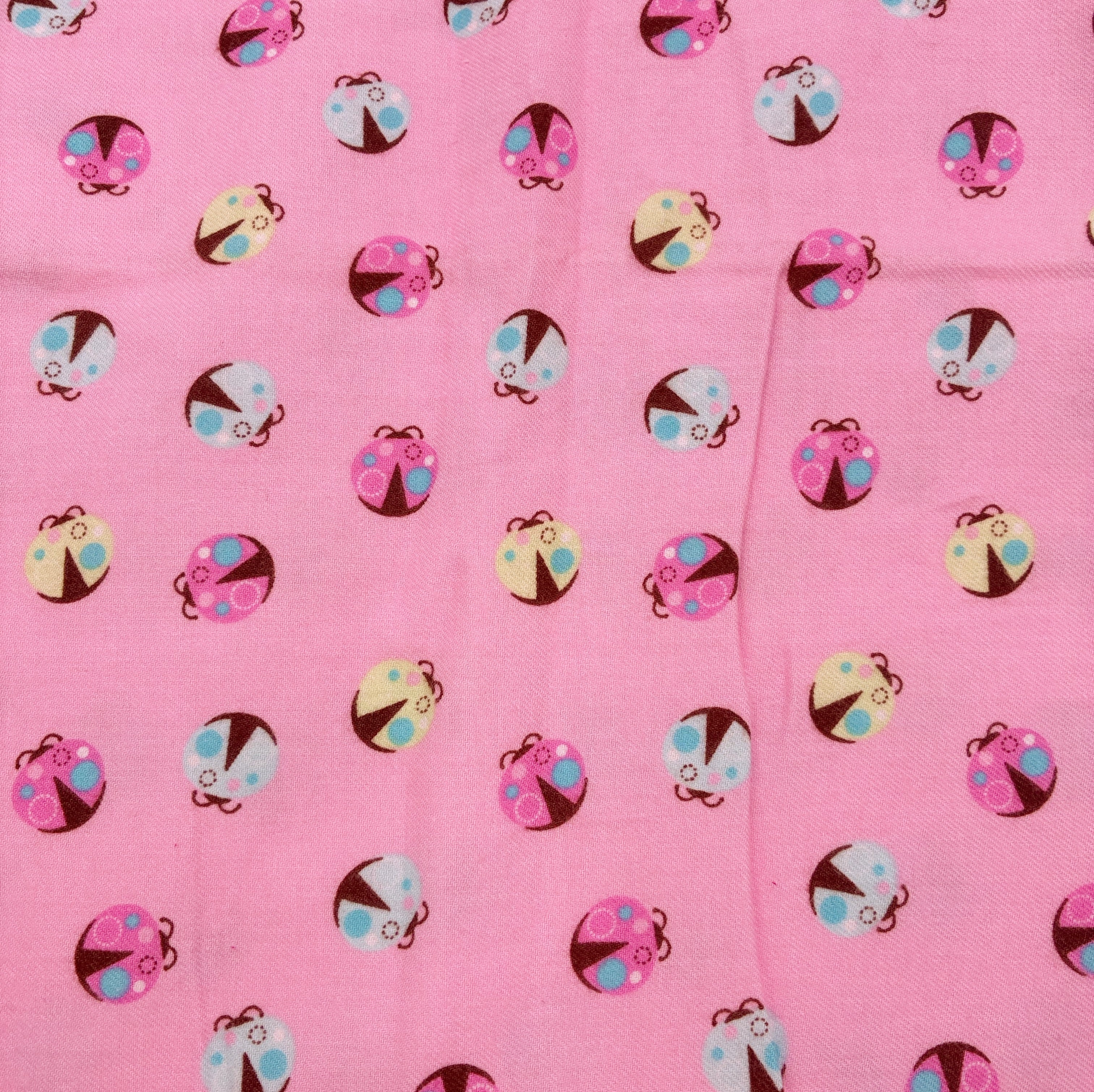 Cotton Flannelette - Lovely Ladybugs (WFL0418)