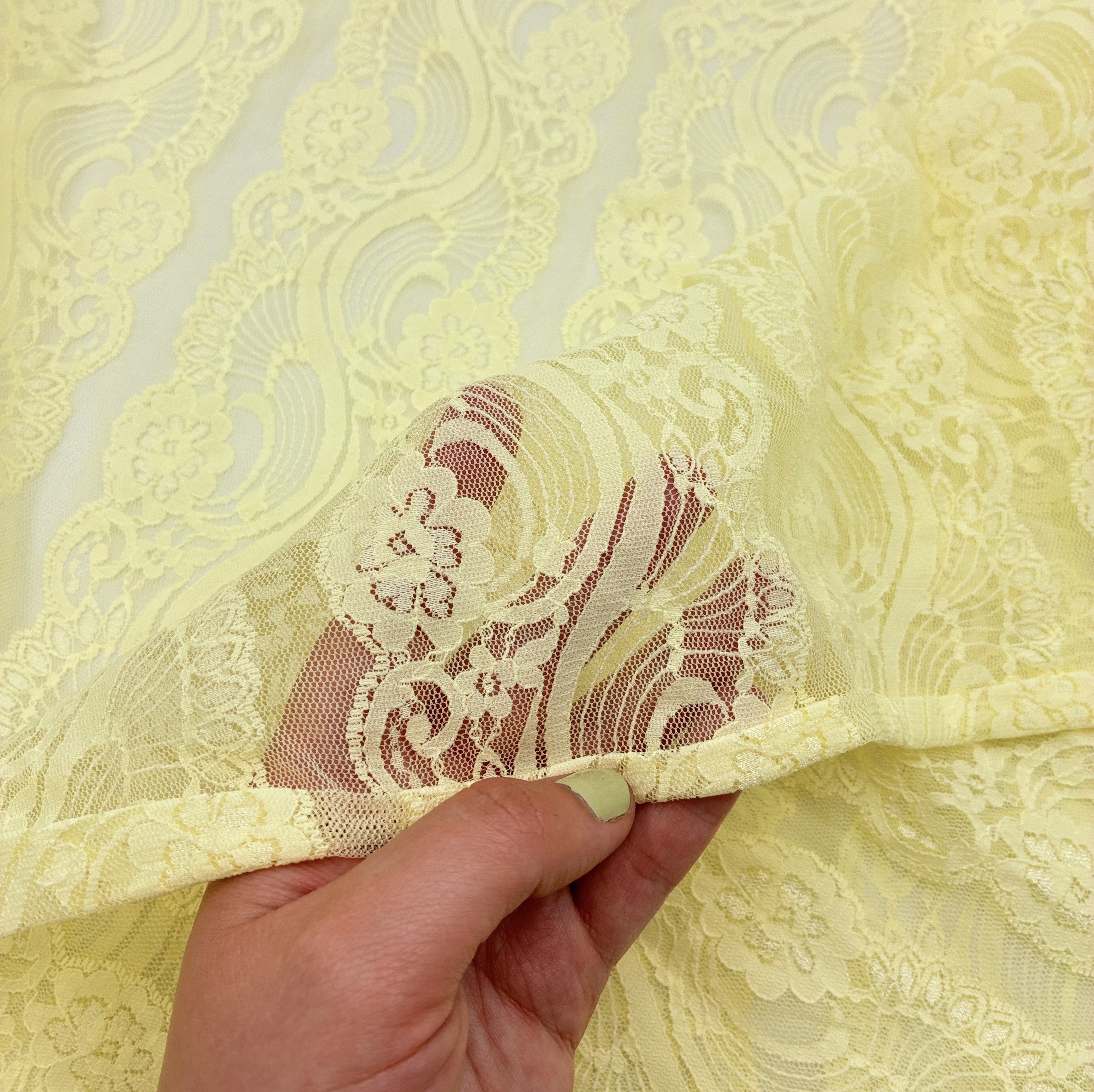 Knit Lace Mesh - Sunshine (KLM0240)