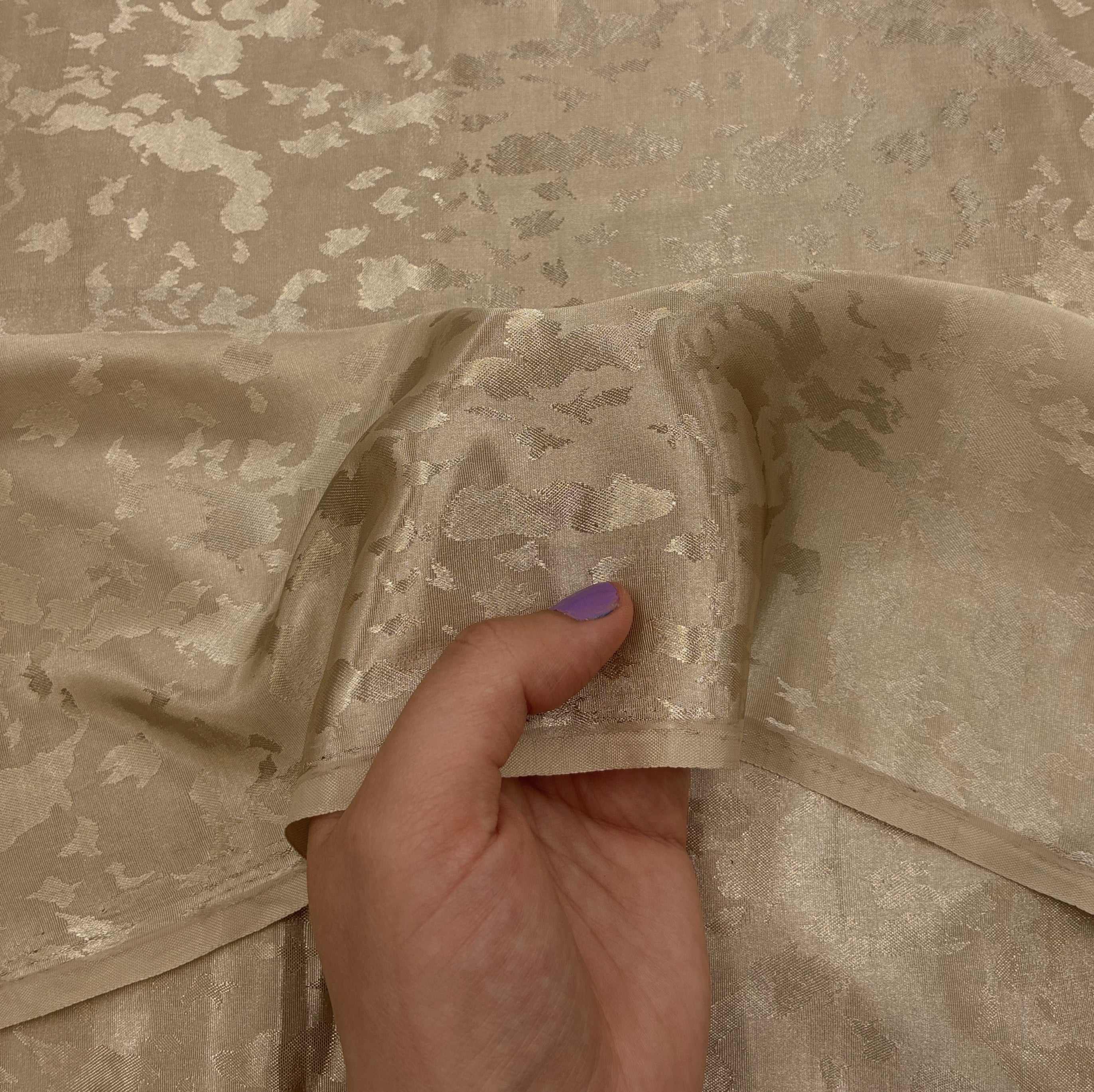 Satin Dress Weight - Shimmery Sand (WDW3528)