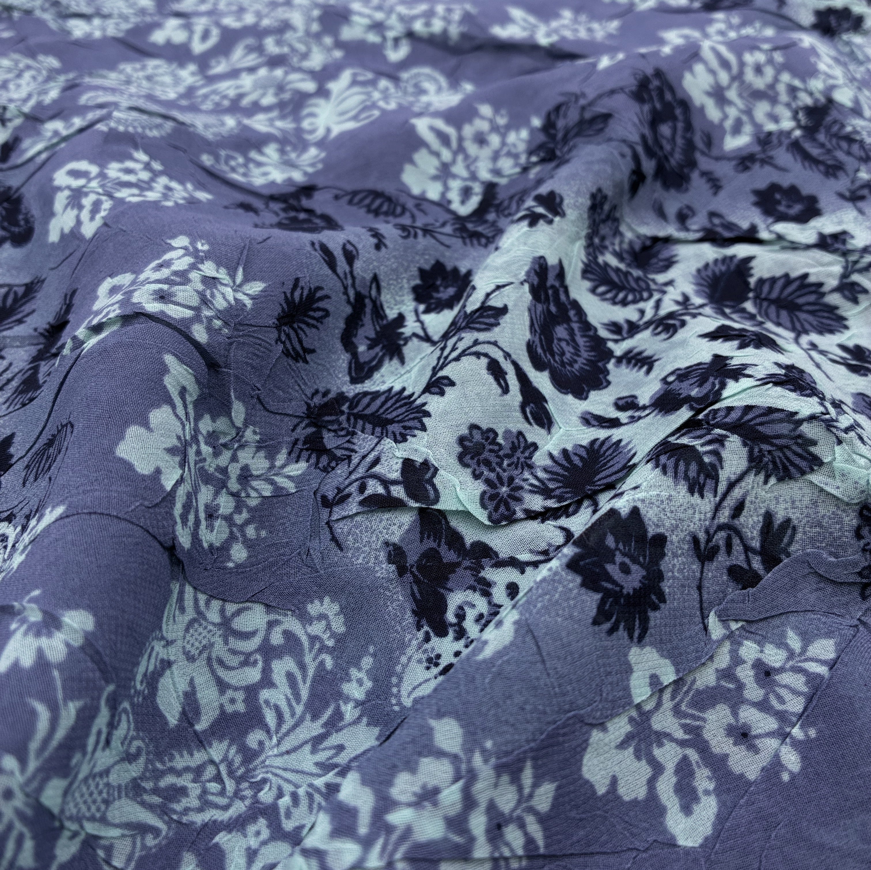 Crinkle Blouse Weight - Floral Patchwork (WDW3563)