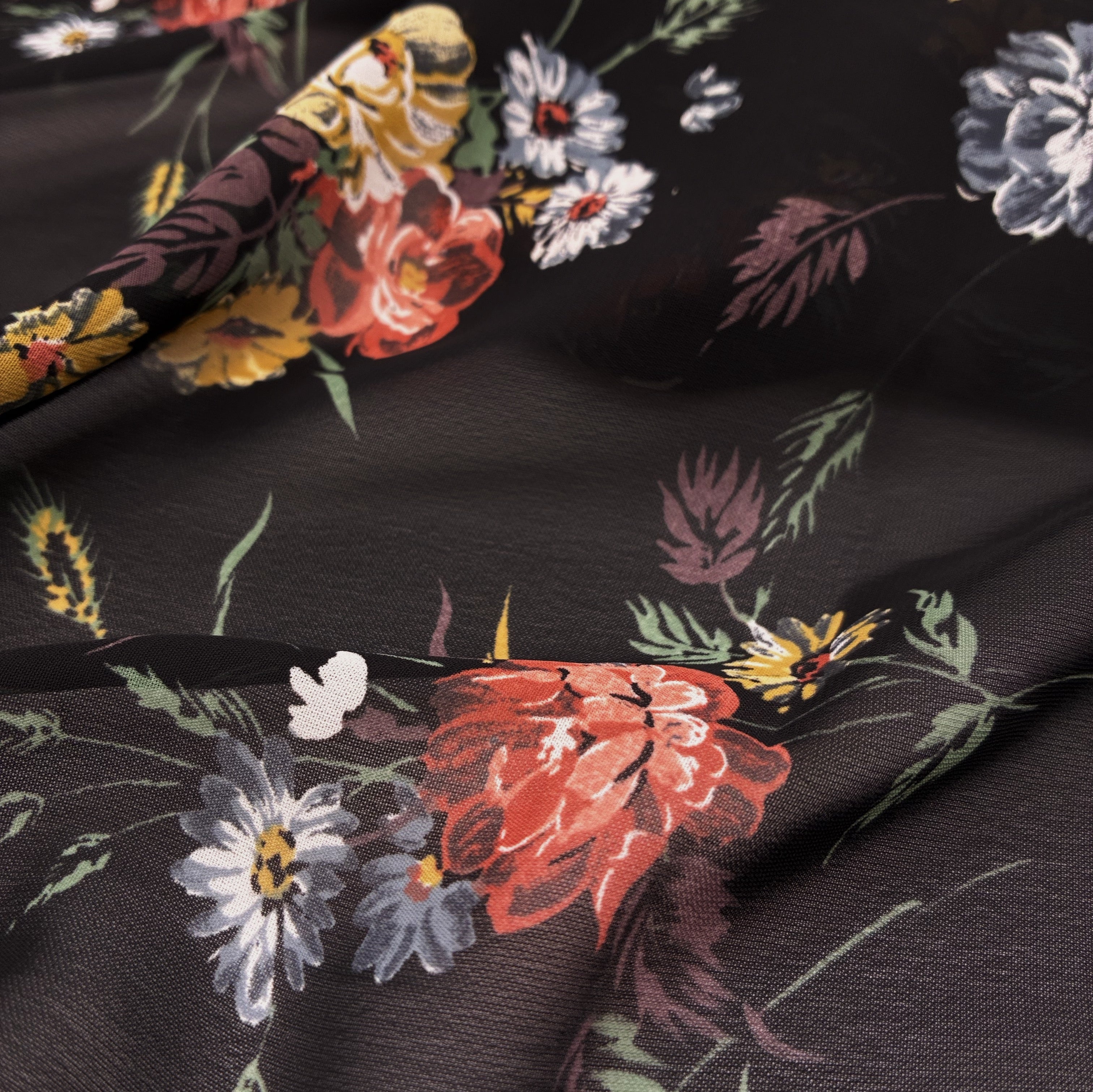 Blouse Weight - Sheer Bouquets (WDW3572)