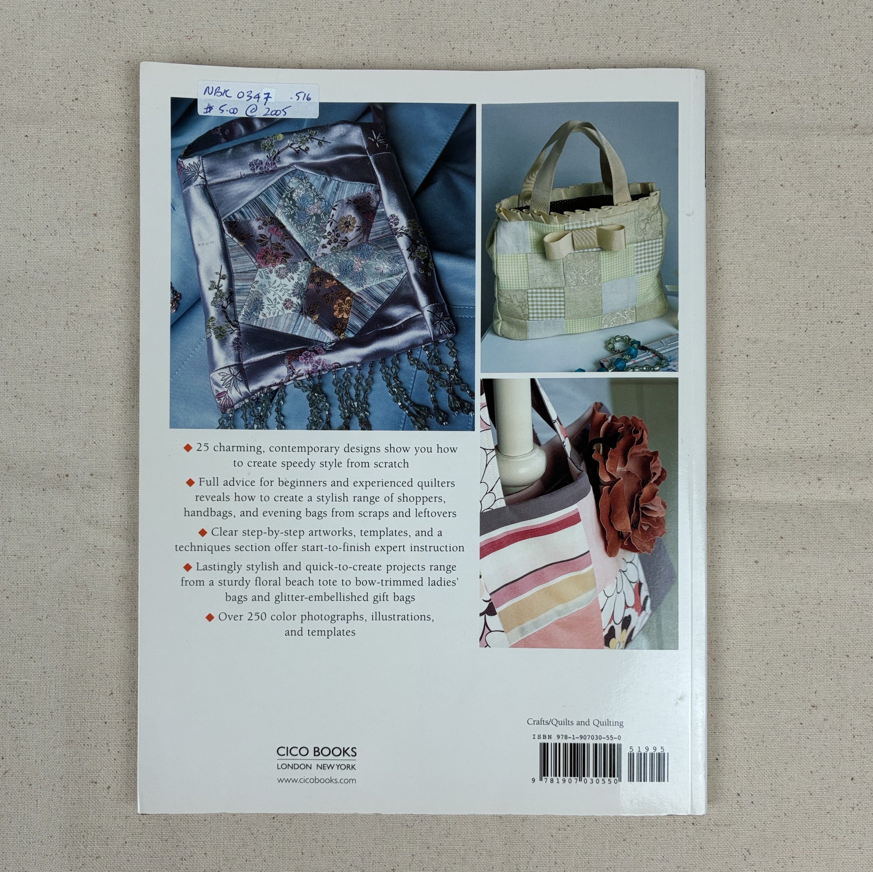 Bag Making Book - Quilted Bags (NBK0347)