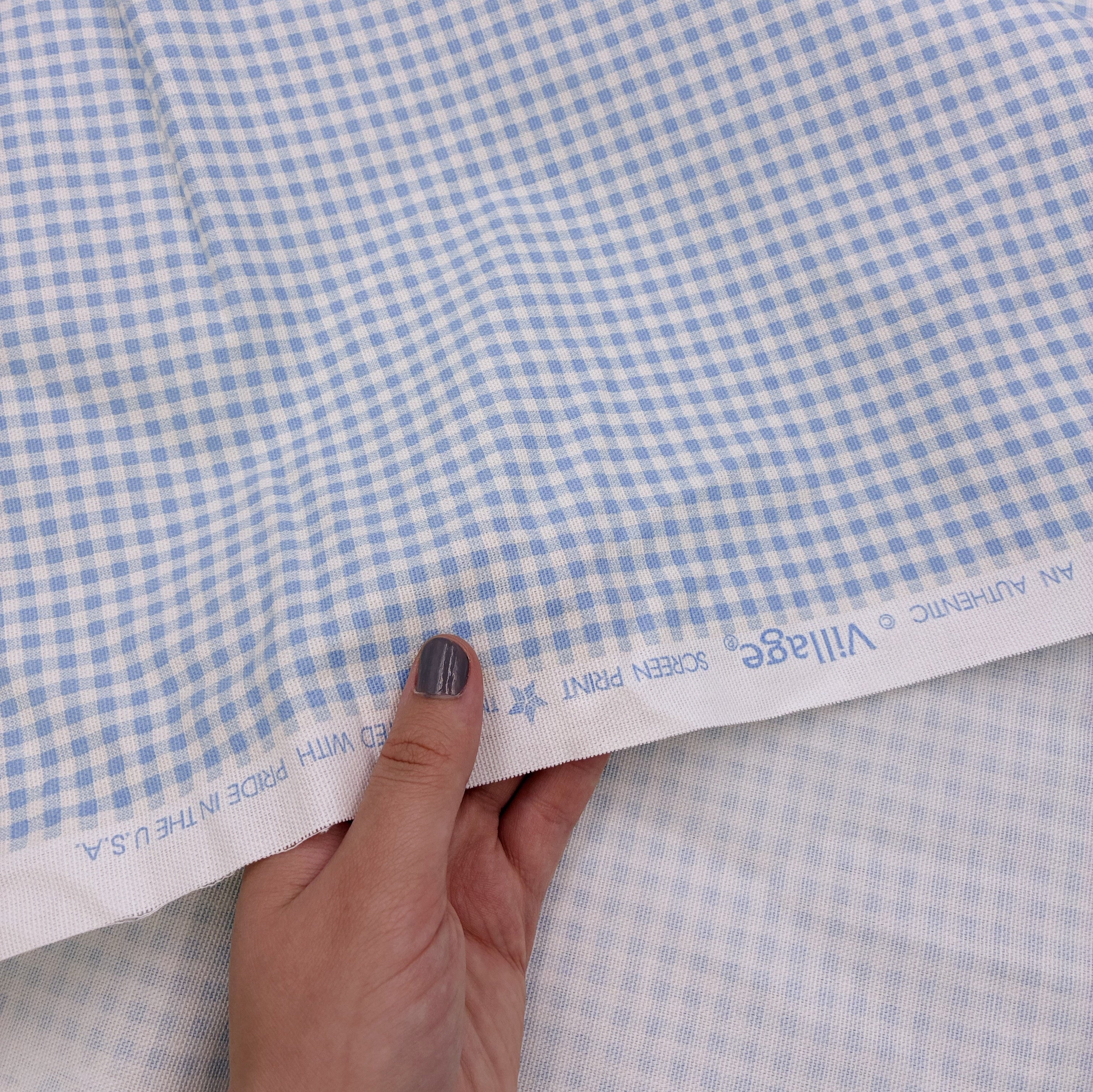 Cotton Home Decor - Cheerful Blue Check (HDH0814)