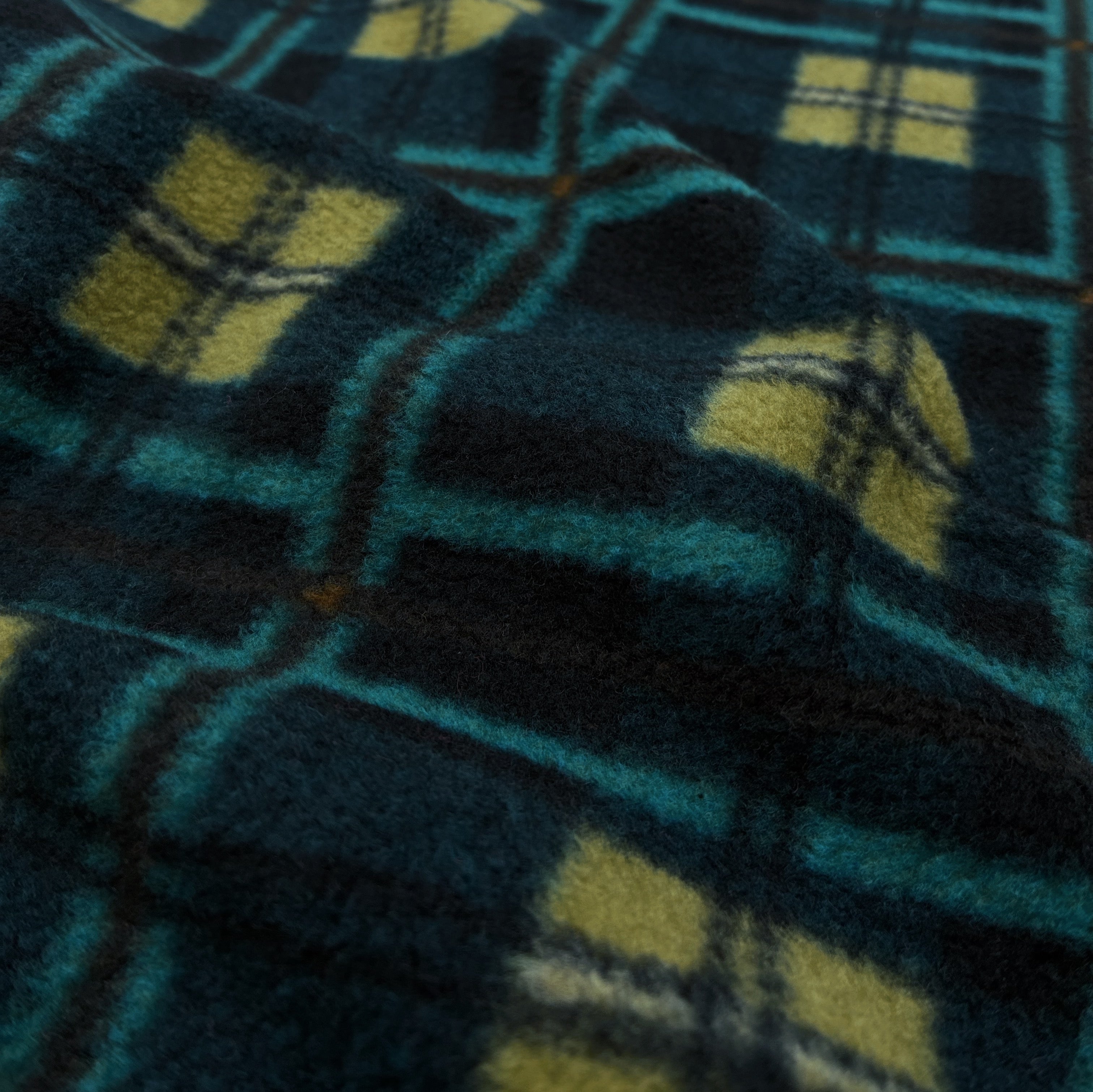 Fleece - Brownstone Plaid (KFC0359)