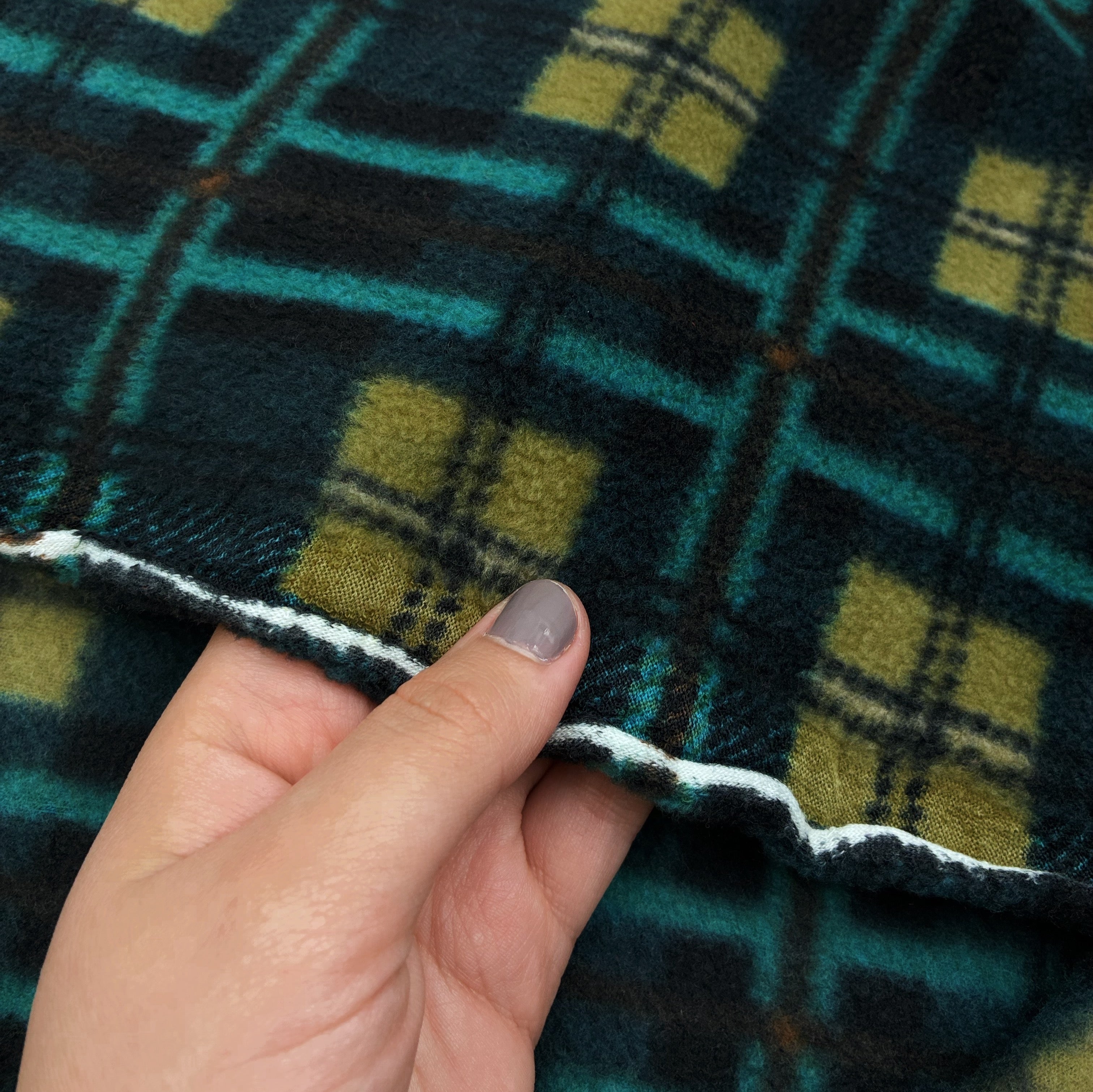 Fleece - Brownstone Plaid (KFC0359)