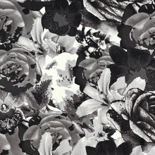 Load image into Gallery viewer, Supplex Jersey, Grey &amp; White Floral (KAC0488:489)
