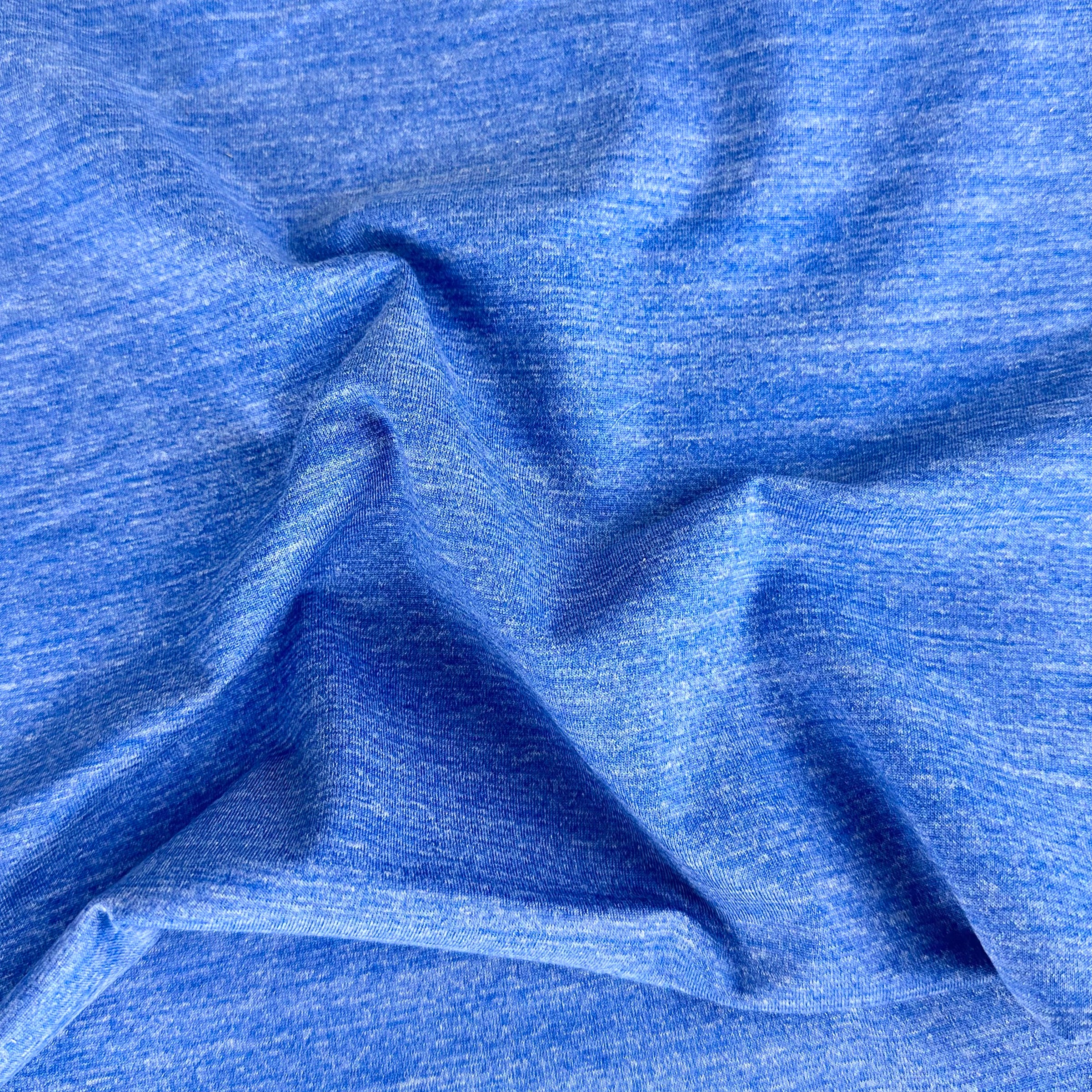 Supplex Jersey, Bright Blue Melange (KAC0470)