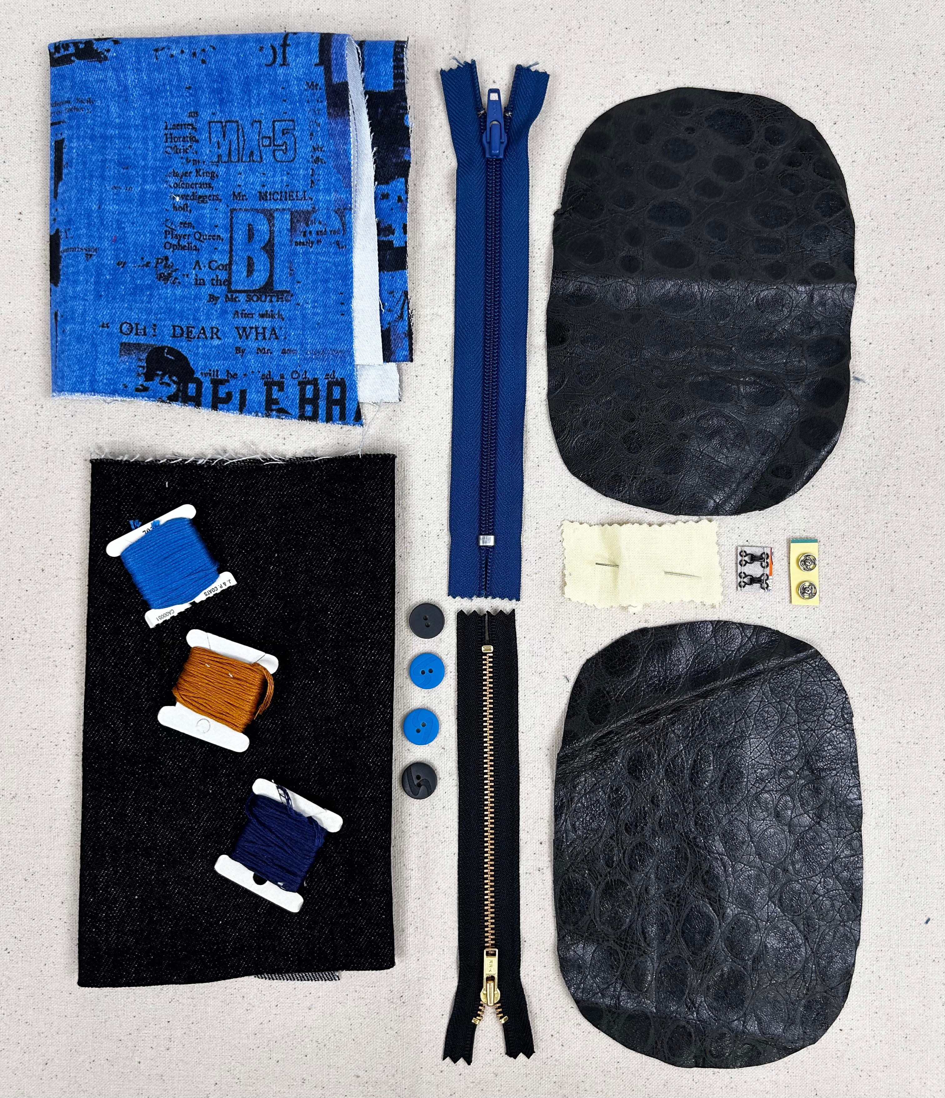 Mending Kit - Buttons, Patches, Zippers, and More (NXX1917)