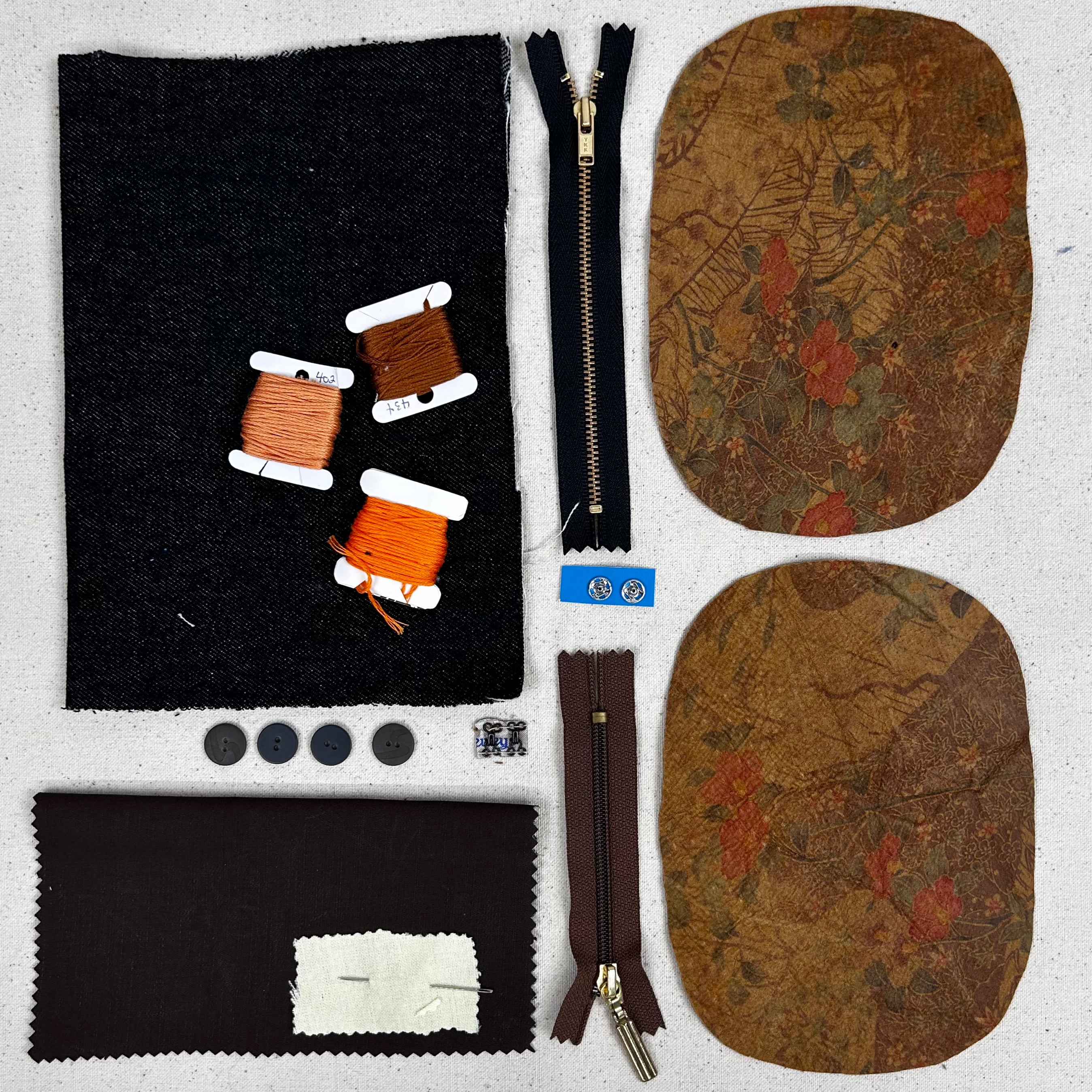 Mending Kit - Buttons, Patches, Zippers, and More (NXX1908)