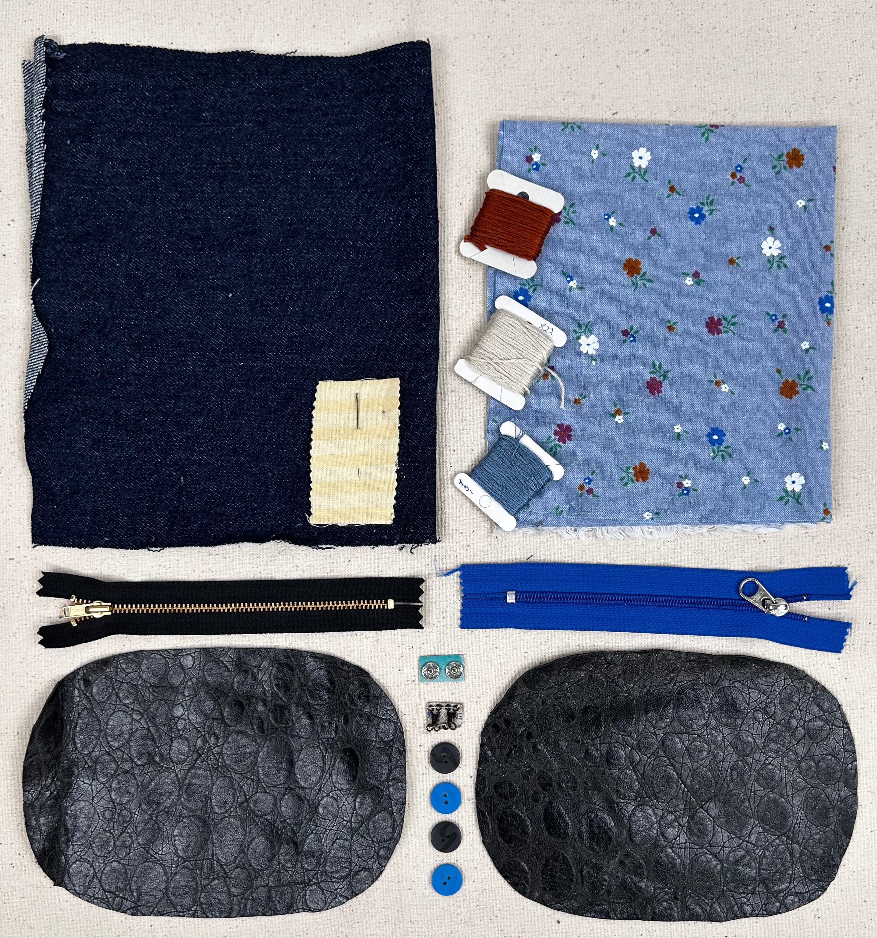 Mending Kit - Buttons, Patches, Zippers, and More (NXX1914)