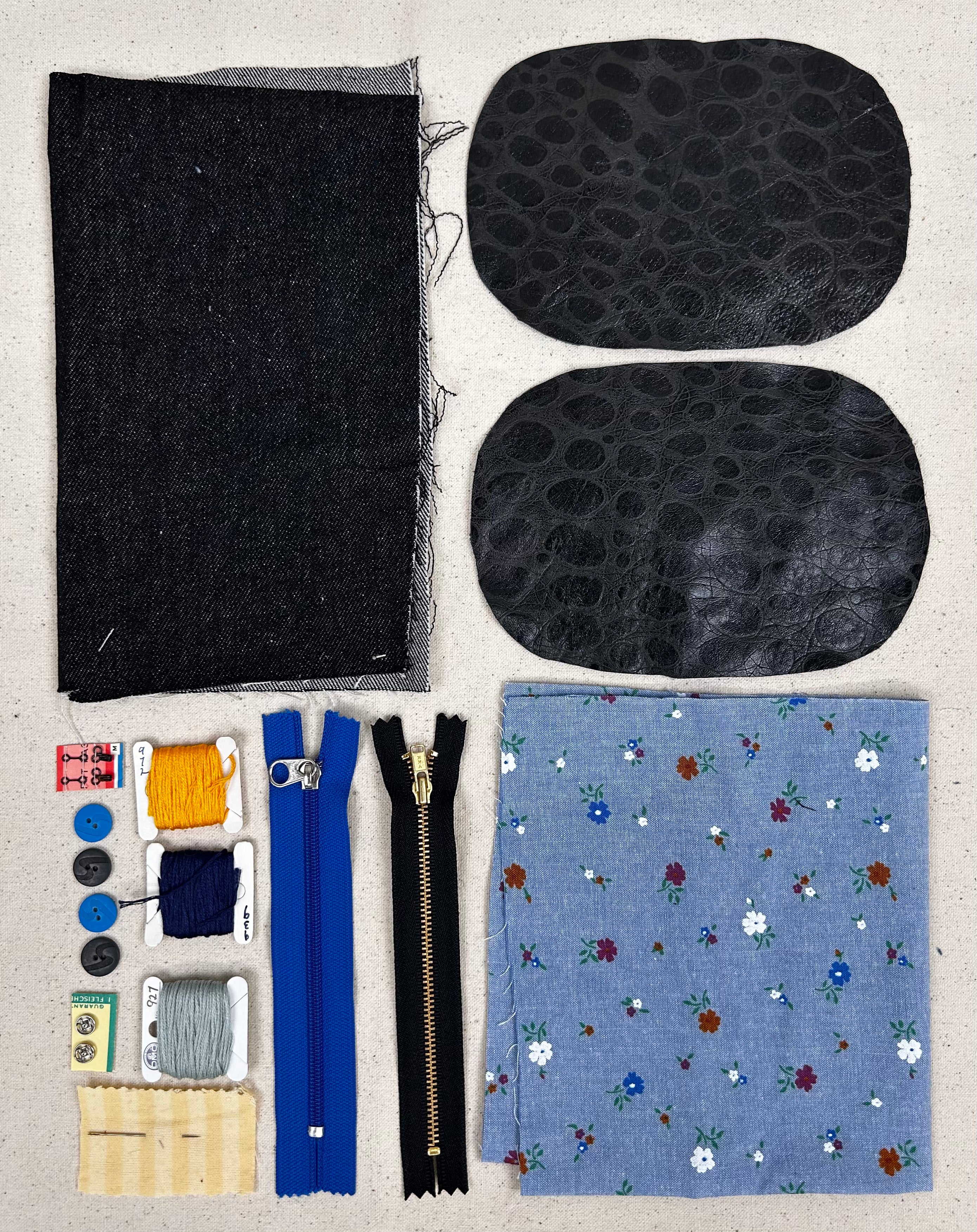 Mending Kit - Buttons, Patches, Zippers, and More (NXX1915)
