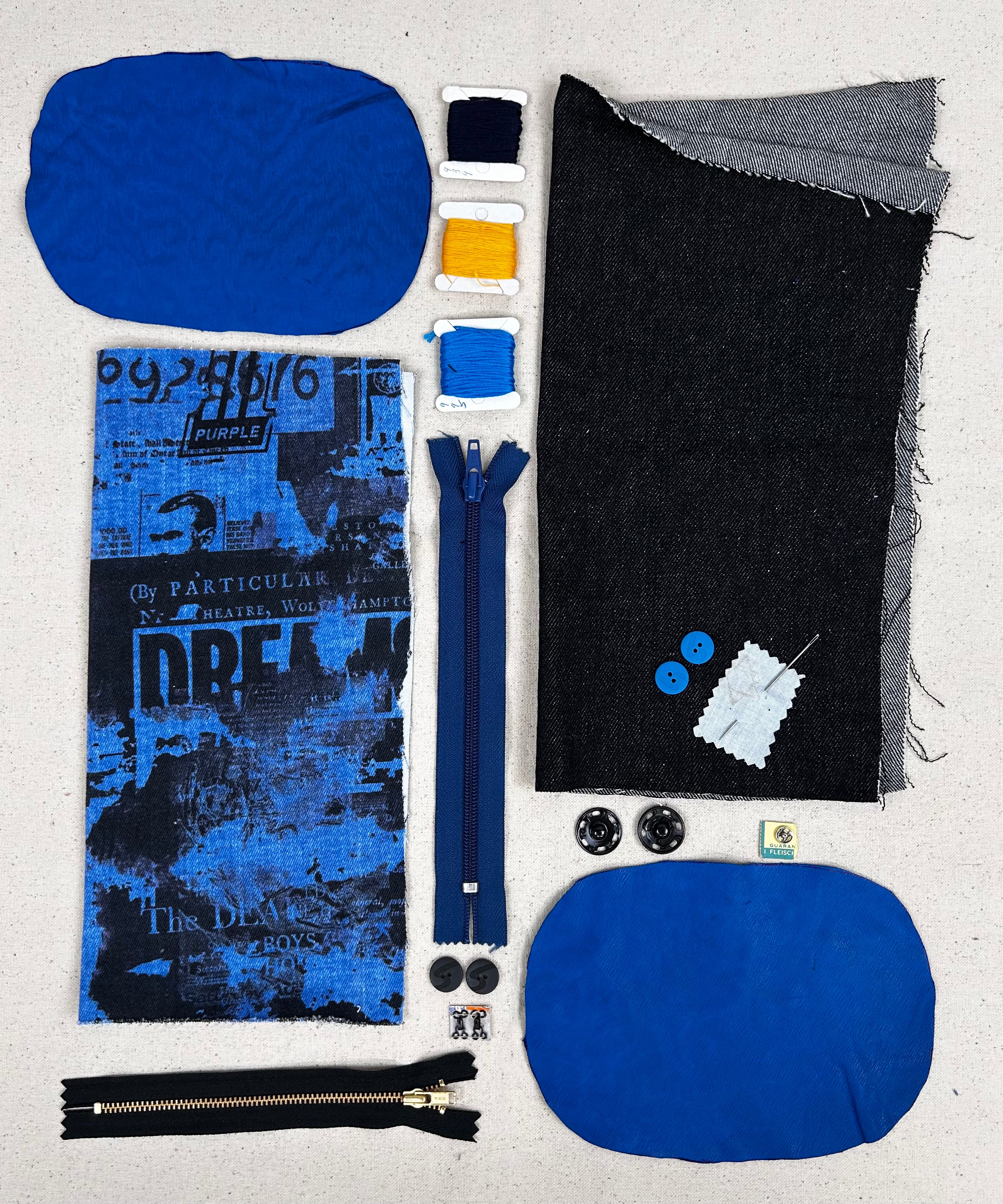 Mending Kit - Buttons, Patches, Zippers, and More (NXX1918)