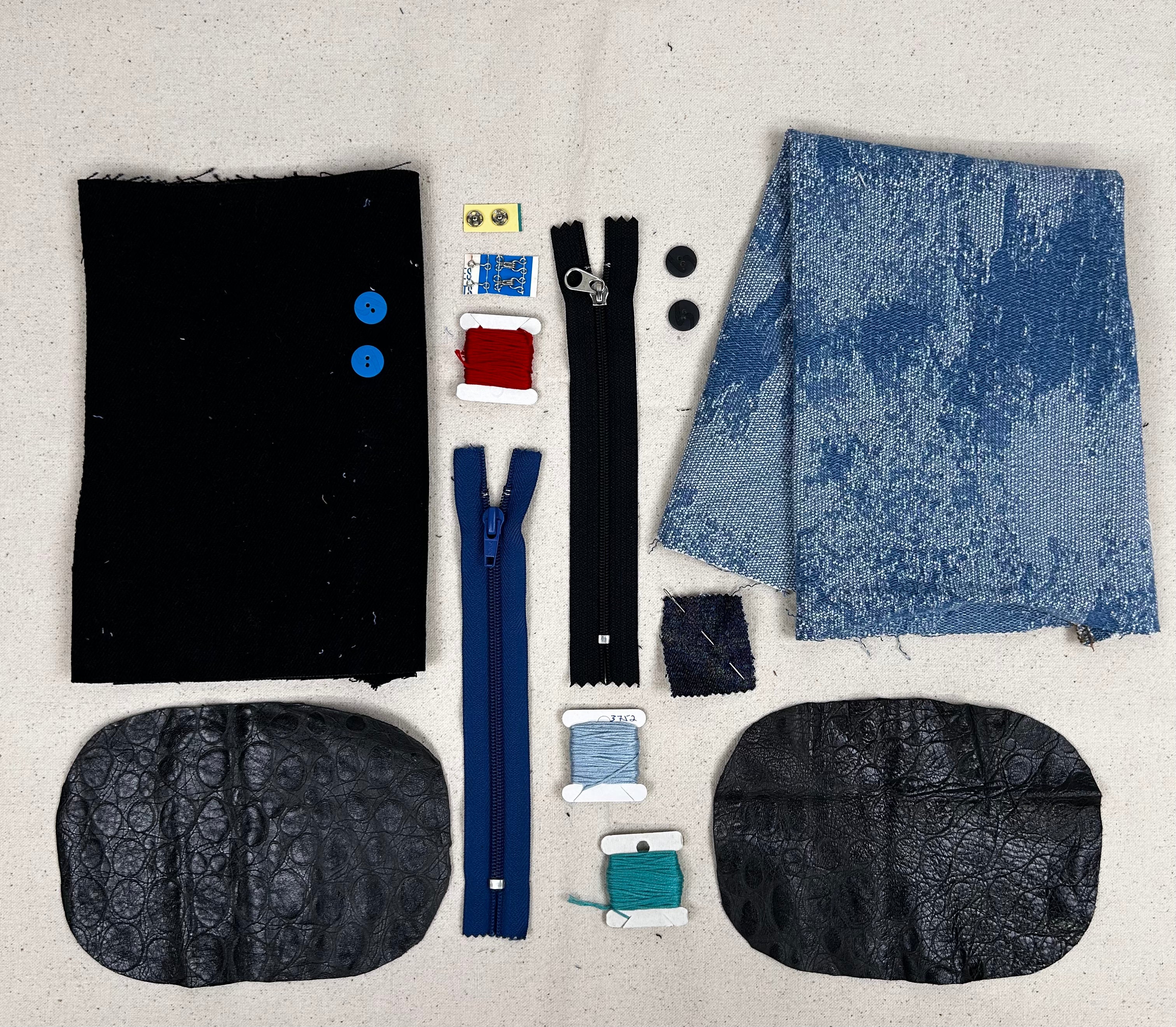 Mending Kit - Buttons, Patches, Zippers, and More (NXX1909)