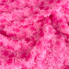 Load image into Gallery viewer, Faux Fur, &quot;Barbie&quot; Pink Rosettes (SFF0065:67)
