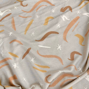 Bamboo Jersey, Moon & Stars (KJE0856,863)