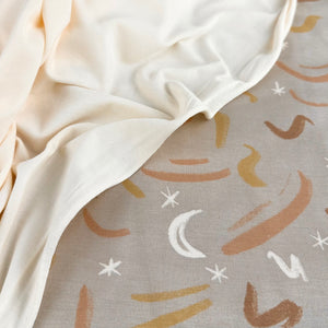 Bamboo Jersey, Moon & Stars (KJE0856,863)