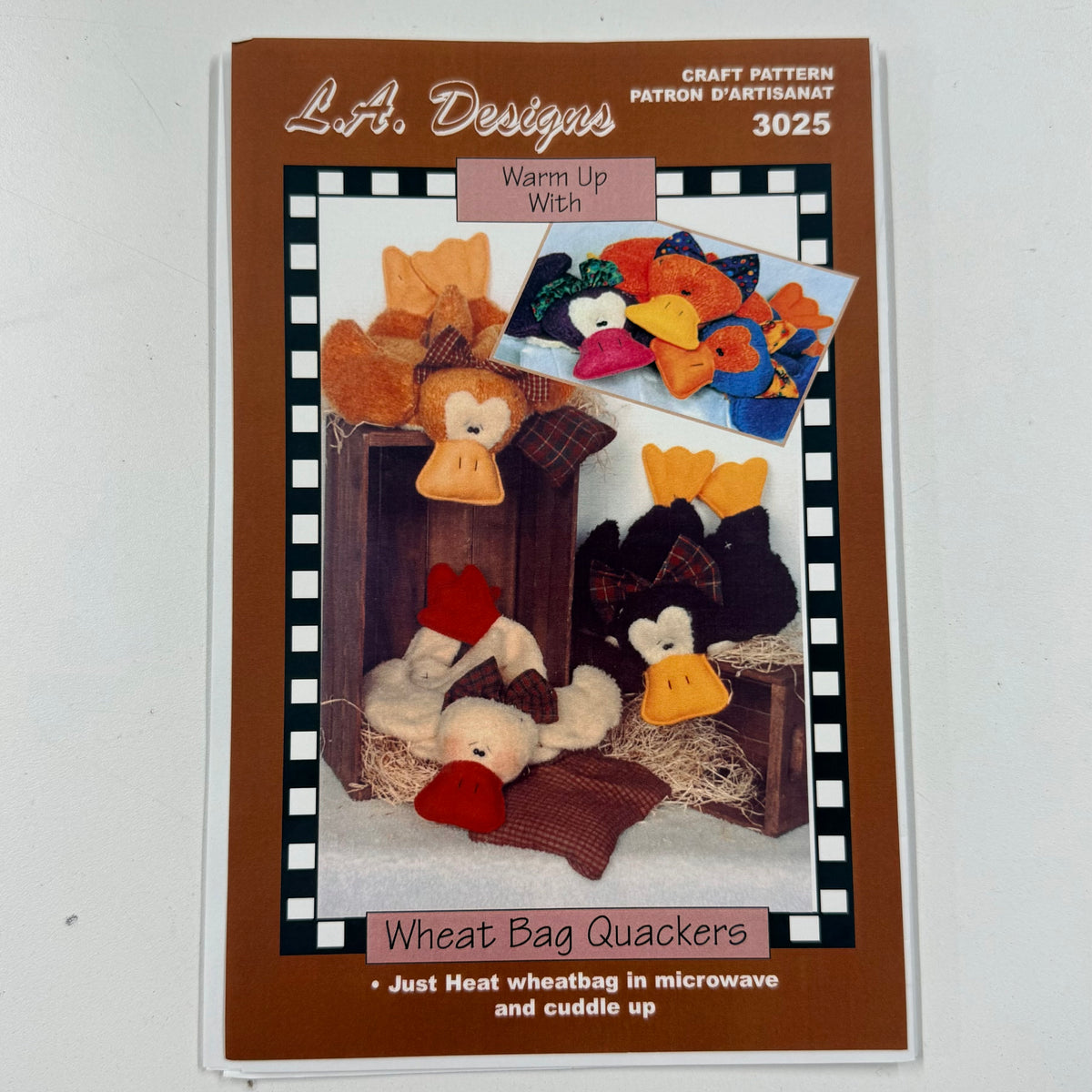 L.A. Designs Craft Pattern - 3025 Microwavable Quackers (NPA0615)
