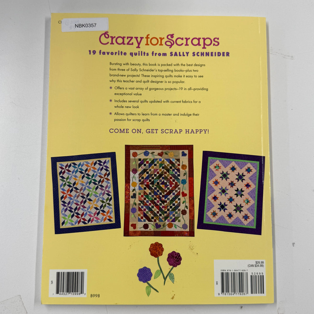 Sewing Book - Crazy for Scraps (NBK0357)