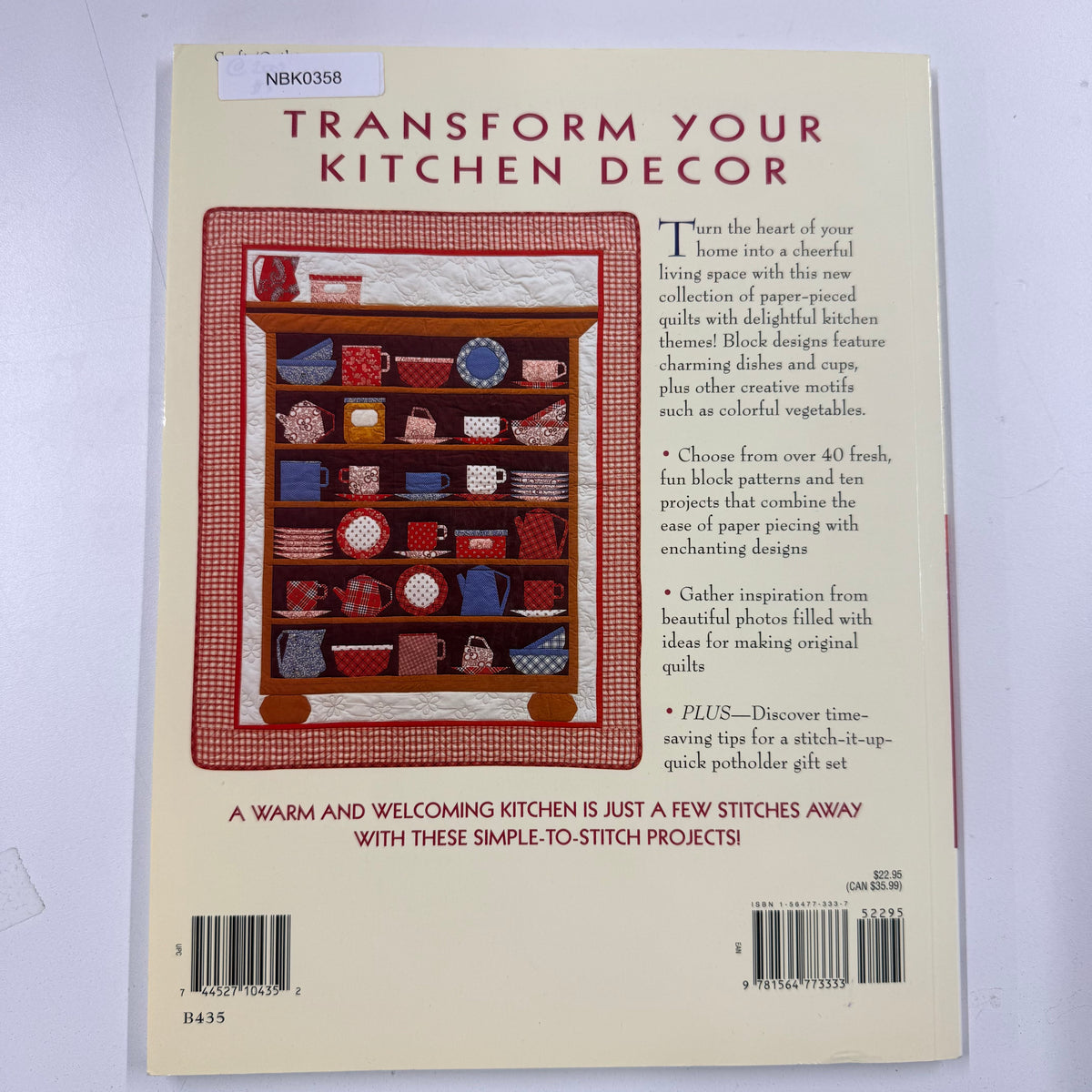 Sewing Book - Cups and Saucers (NBK0358)