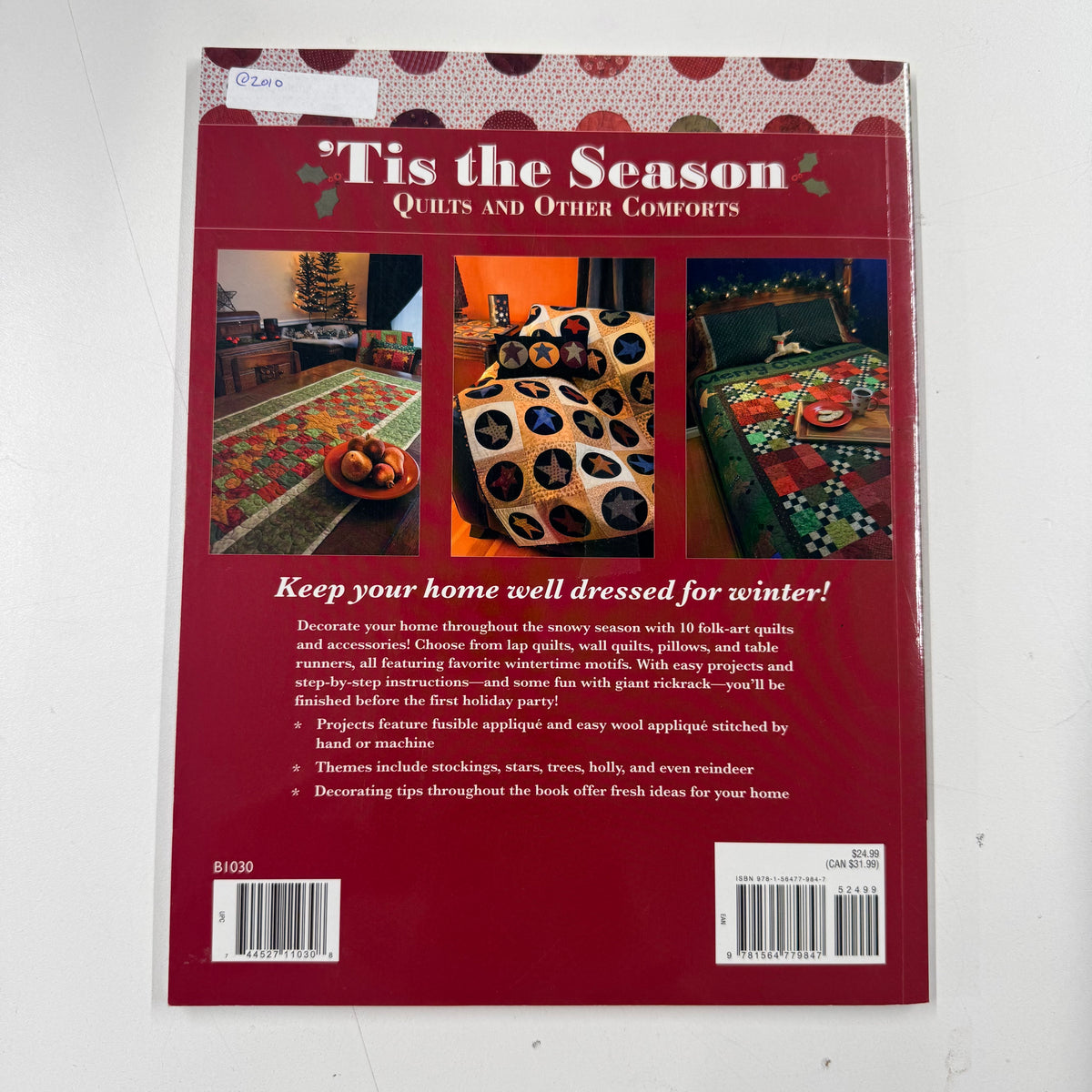 2 Sewing Books - North Pole Quilts & 'Tis the Season (NBK0369)