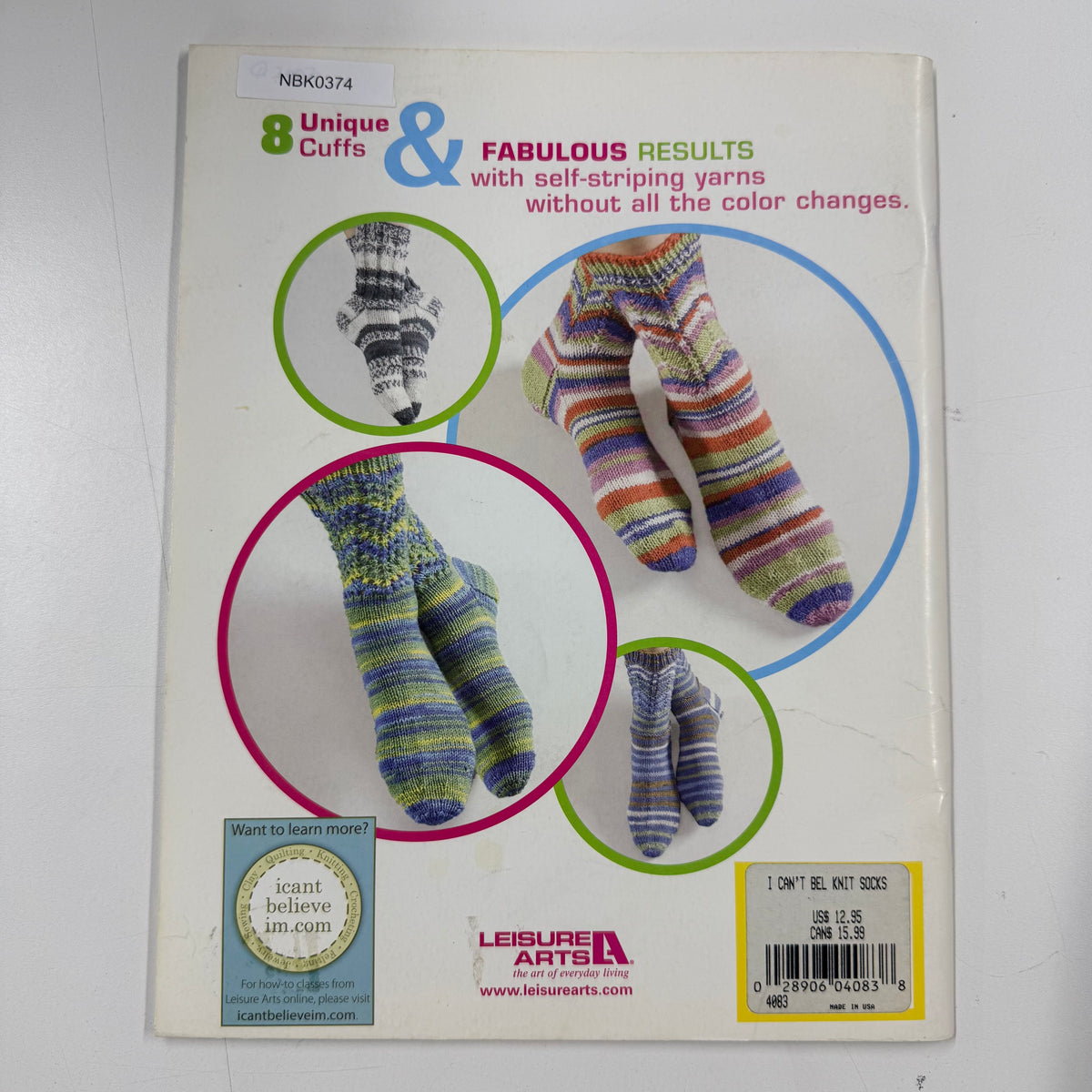 2 Knitting Books - Socks and Slippers (NBK0374)