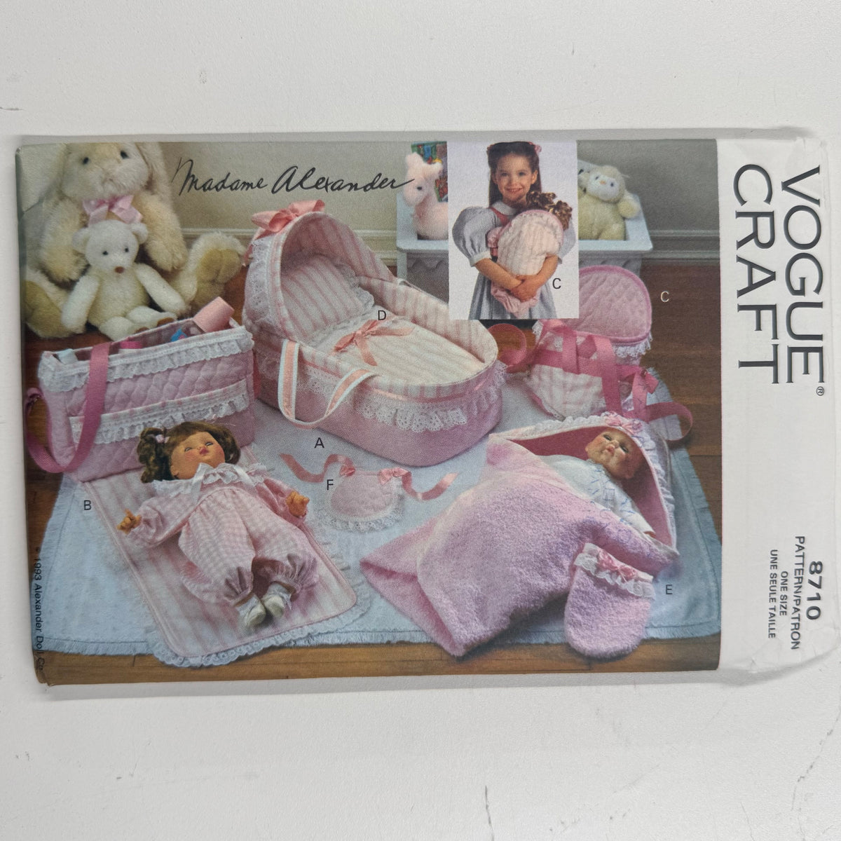 Vogue Craft Pattern - 8710 Baby Doll Accessories (NPA0610)