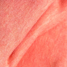 Load image into Gallery viewer, Bamboo/Cotton Stretch 1x1 Rib Knit, Heathered Peach (KRB0317)
