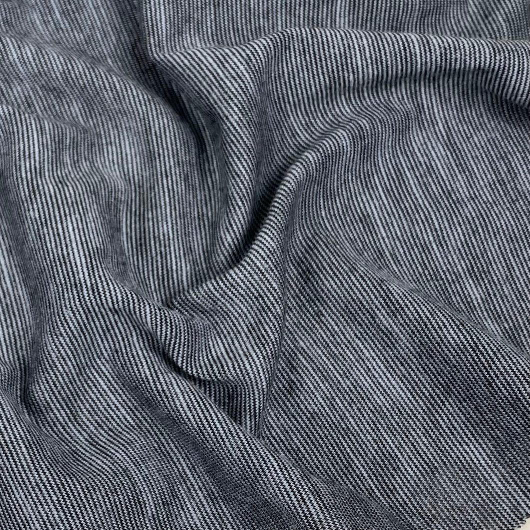Natural Merino Blend Stripe, Woodland Grey (KJE1178)