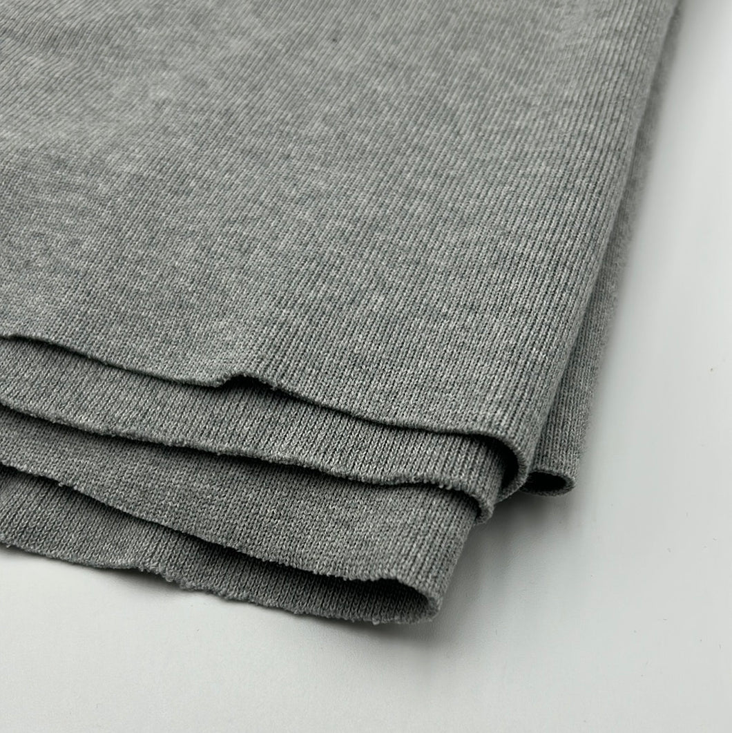 Cotton Rib Knit, Grey (KRB0280)