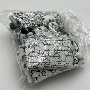 Quilting Scrap Bags, Browns & Blacks (WQC1753:1757, WQC1821:1826)