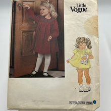 Load image into Gallery viewer, VOGUE Pattern, Toddler&#39;s Dress &amp; Bloomers (PVO2800)

