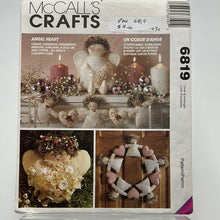 Load image into Gallery viewer, MCCALL&#39;S Pattern, Angel Heart Ornaments (PMC6819)
