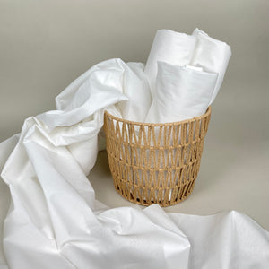 Cotton Shirting, White (WDW2229)