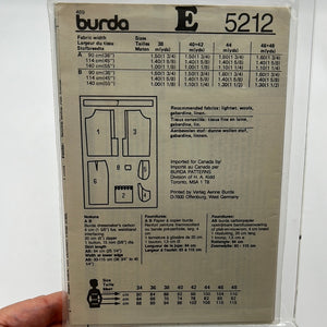 BURDA Pattern, Misses' Skirt (PBR5212)