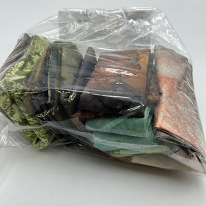 Quilting Scrap Bags, Browns & Blacks (WQC1753:1757, WQC1821:1826)