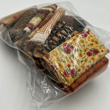 Load image into Gallery viewer, Quilting Scrap Bags, Browns &amp; Blacks (WQC1753:1757, WQC1821:1826)
