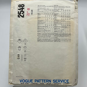 VOGUE Pattern, Child's Dress (PVO2548)
