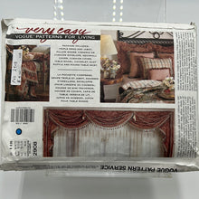 Load image into Gallery viewer, VOGUE Pattern, Triple Swag &amp; Jabot, Pillow Shams, etc. (PVO2908)
