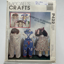 Load image into Gallery viewer, MCCALL&#39;S Pattern, Doll Clothing (PMC0422)
