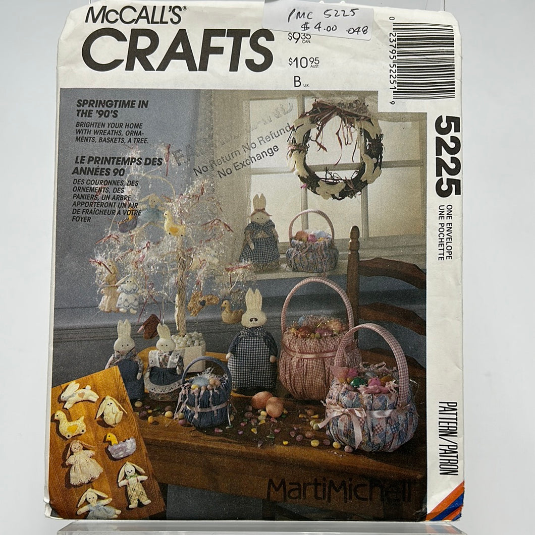 MCCALL'S Pattern, Springtime Decorations (PMC5225)