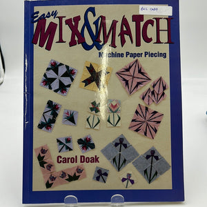 Book - Easy Mix & Match Machine Paper Piecing (BKS0684)