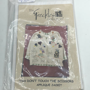 Applique Jacket Pattern, Don't Touch the Scissors AP303  (PXX0075)