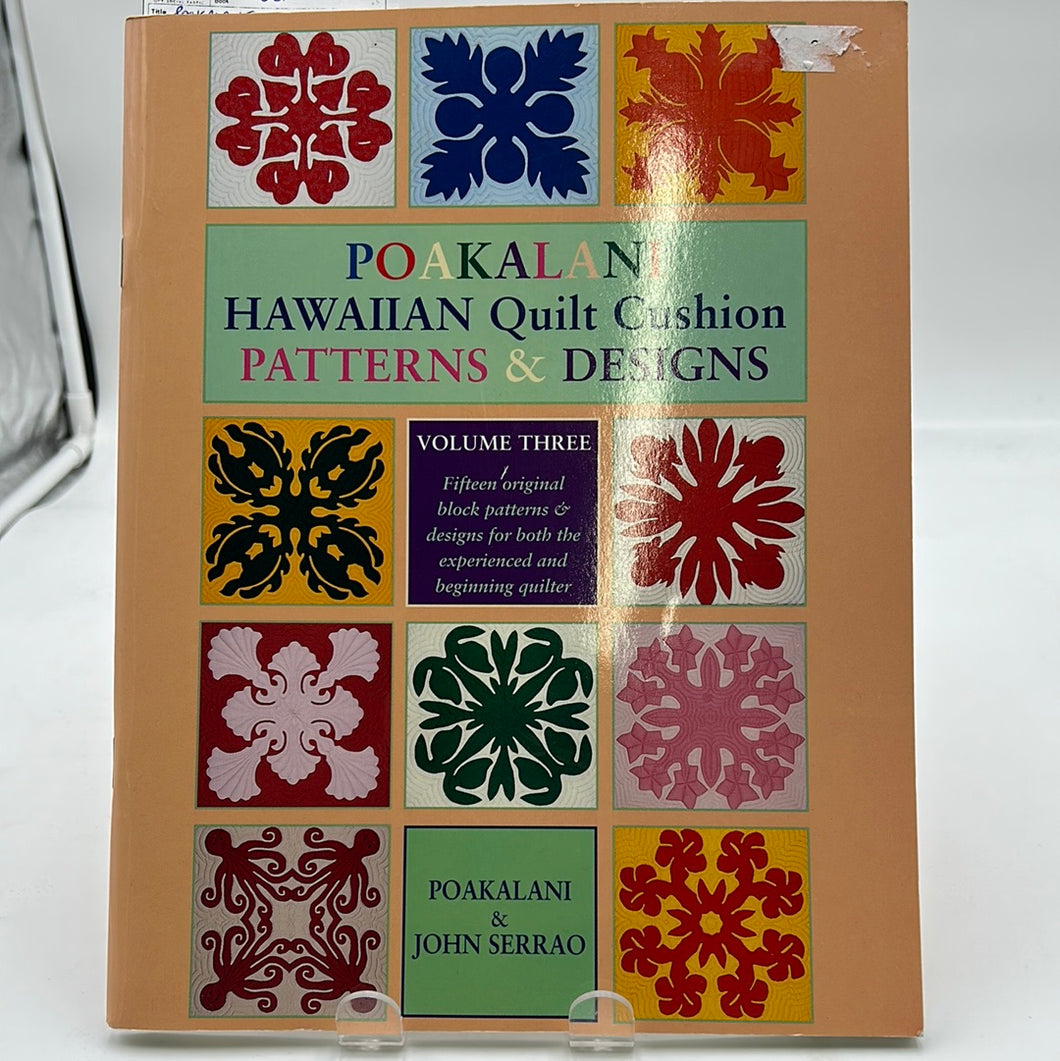 Book - Poakalani Hawaiian Quilt Cushion Patterns & Designs (BKS0681)