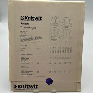 VINTAGE Knitwit Patterns, Jackets (PXX0459)
