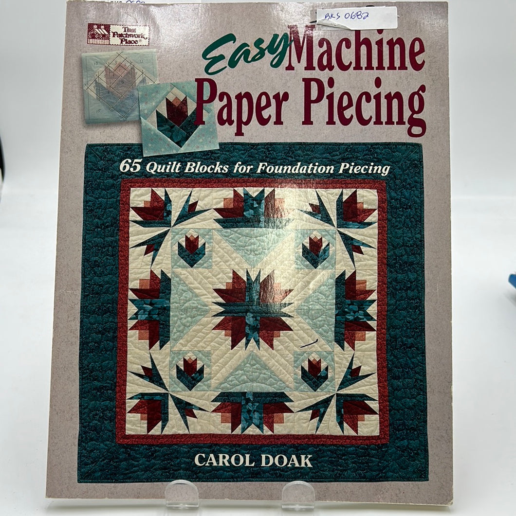Book - Easy Machine Paper Piecing (BKS0682)