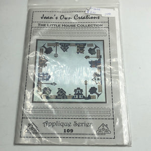 Applique Series Pattern, Joan's Own Creations, The Little House Collection (PXX0035)