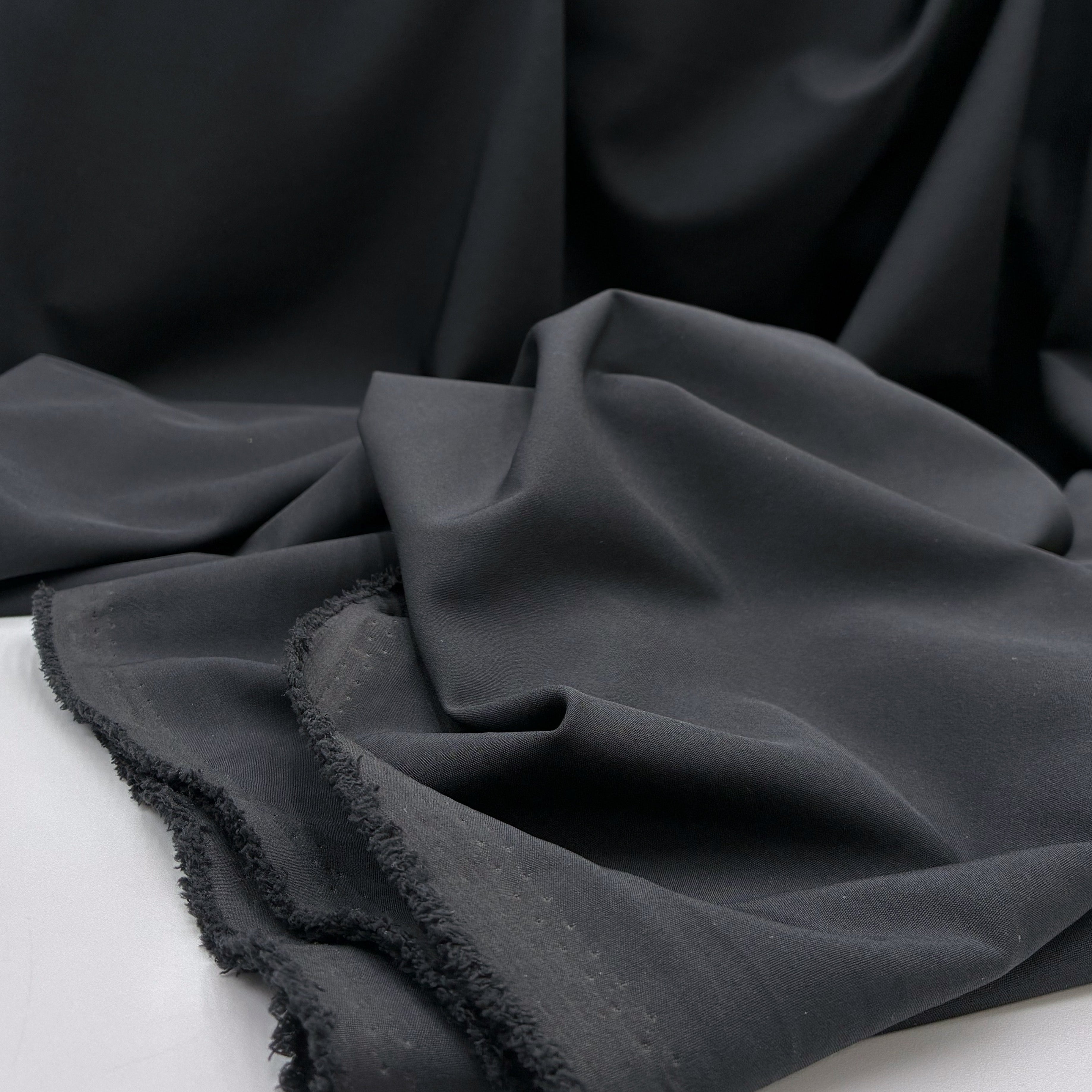 Stretch Shirting- Black (WDW3156)